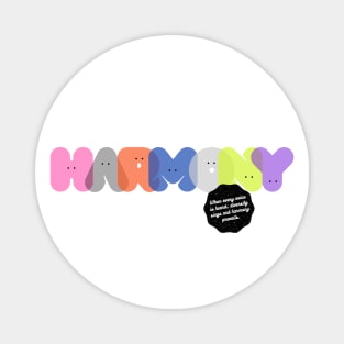 Sending Positive Vibes: Harmony Magnet